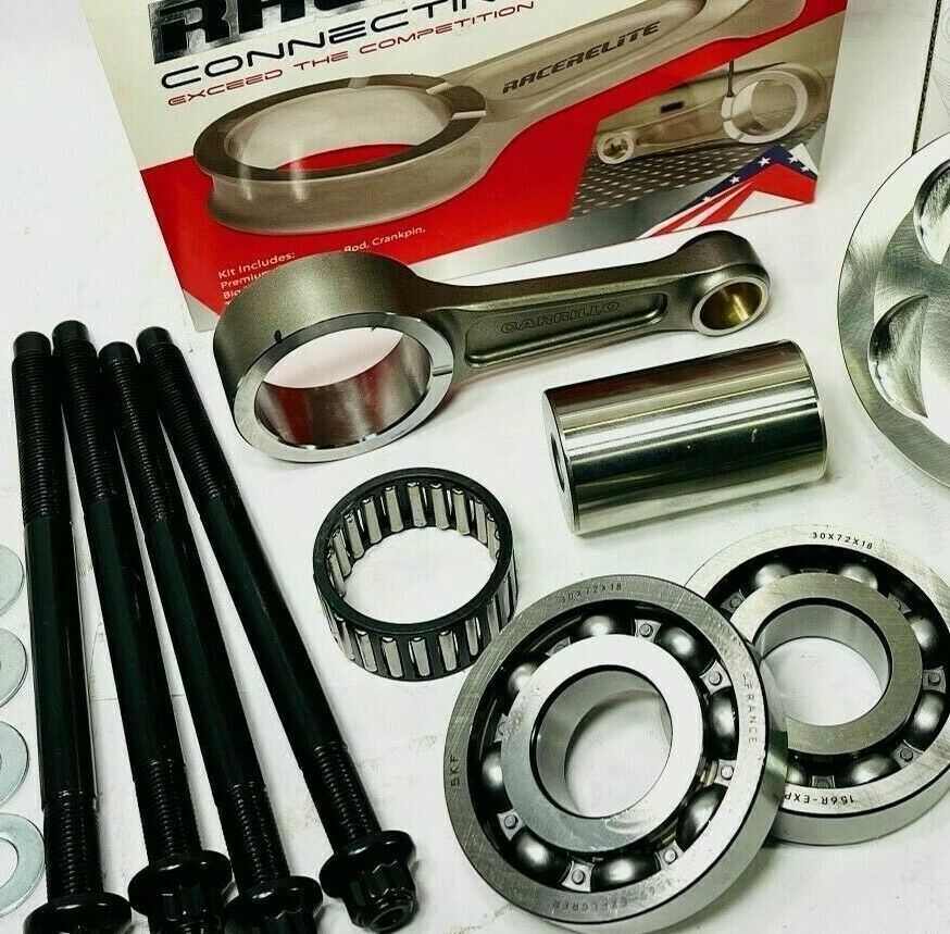 06+ TRX 450R 450ER Wiseco Conn Rod Kit Racer Choice HD Stock Bore Piston Rebuild - Image 3