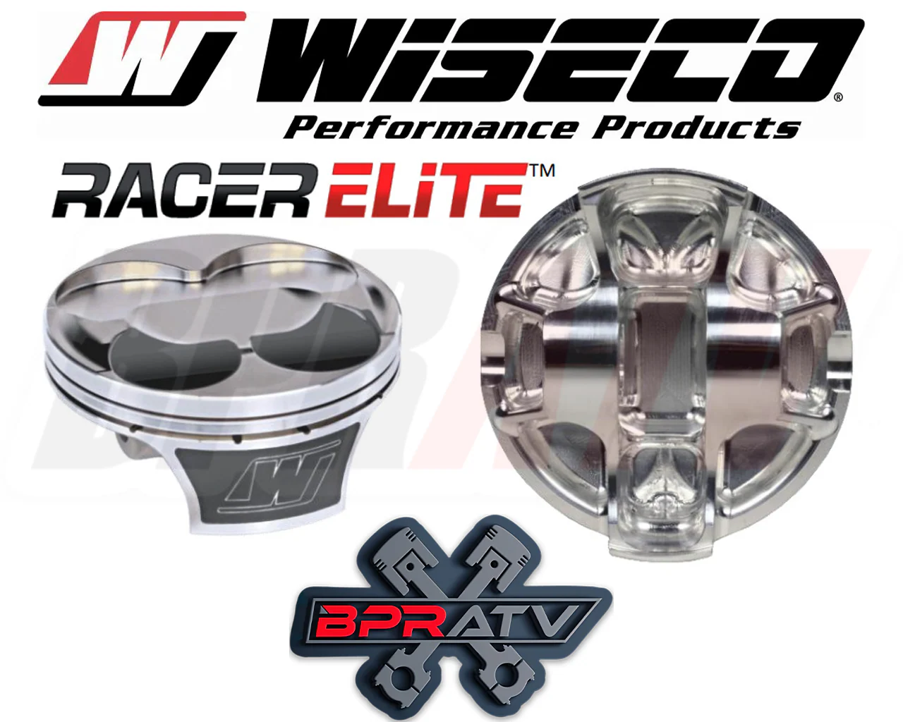 06+ TRX 450R 96mm 14:1 Top End Rebuild Kit Cylinder WISECO RACER'S ELITE PISTON - Image 5