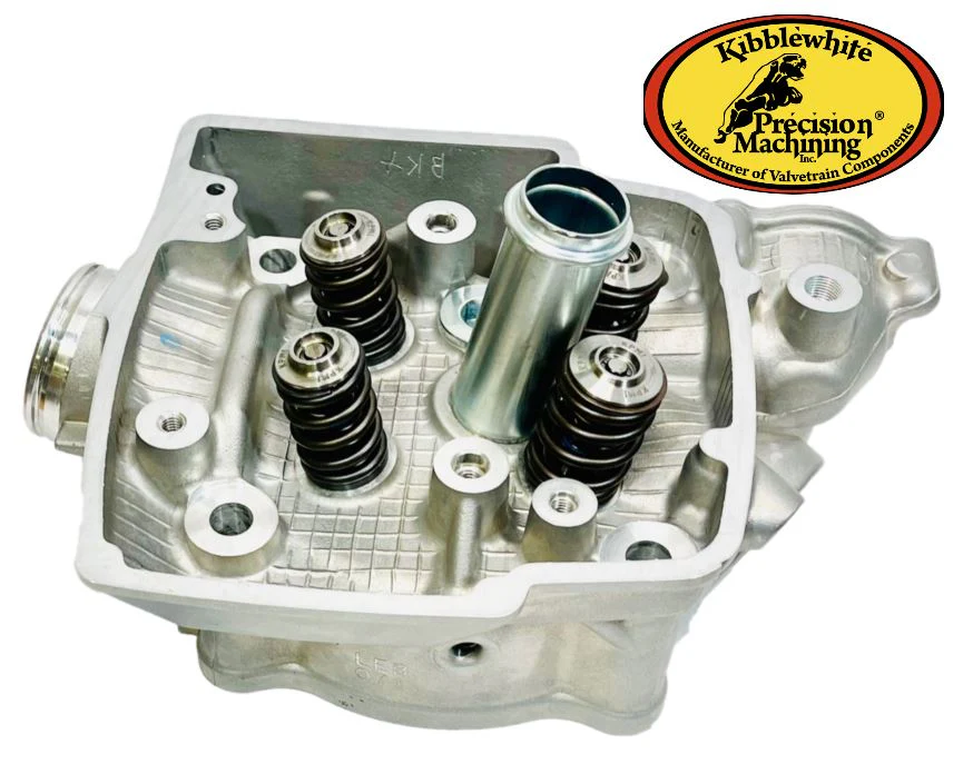 06+ TRX450R Ported Head +2 Intake +1 Exhaust Assembled Head Assembly Kibblewhite - Image 2