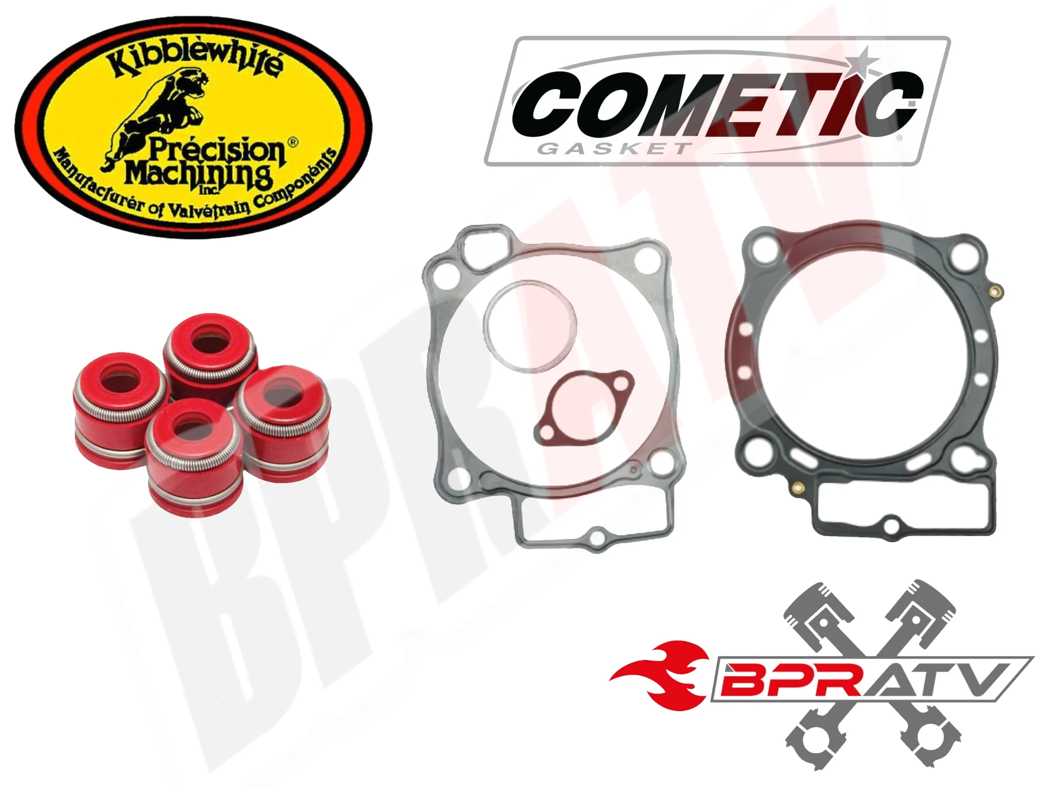 06+ TRX450R TRX 450R 100mm 490c Pump Gas CP Piston Top End Big Bore Cylinder Kit - Image 4