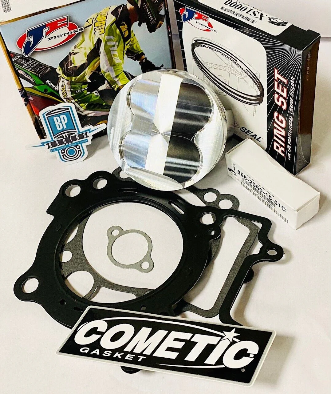 06+ TRX450R TRX 450R 450 ER JE Piston Cometic Gaskets Stock Bore 96 mil Top End - Image 21