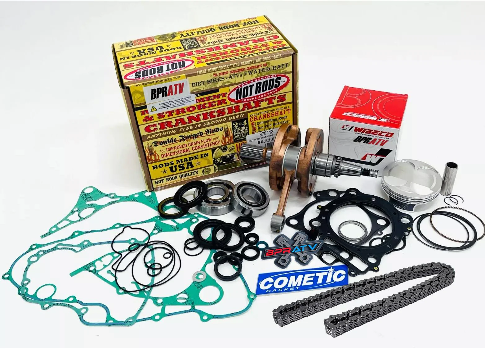06+ TRX450R TRX 450R Cases Complete Stock Rebuilt Motor Engine Rebuild Parts Kit - Image 14