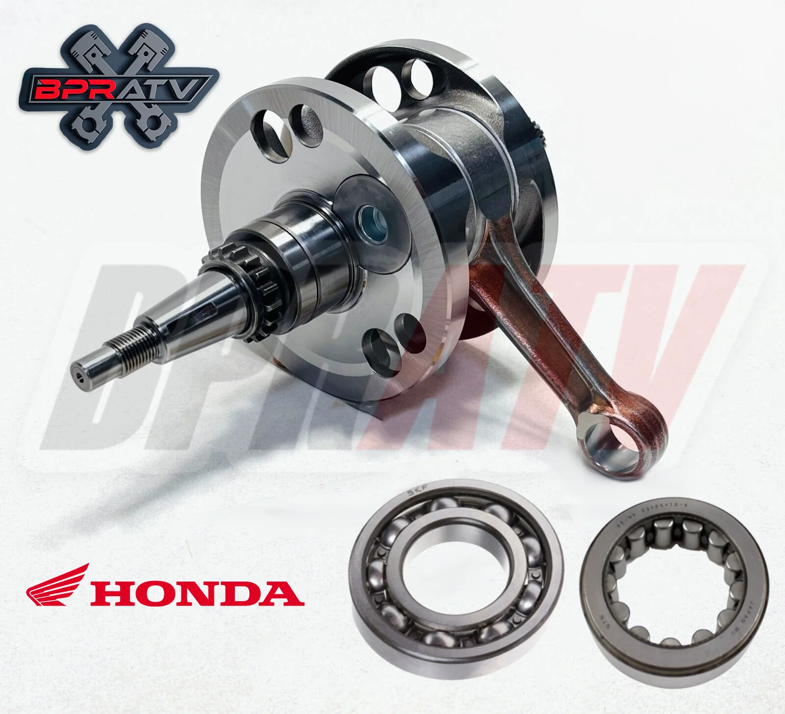 06+ TRX450R TRX 450R CP RACE GAS Piston & Hot Rods Crank Full Motor Rebuild Kit - Image 16
