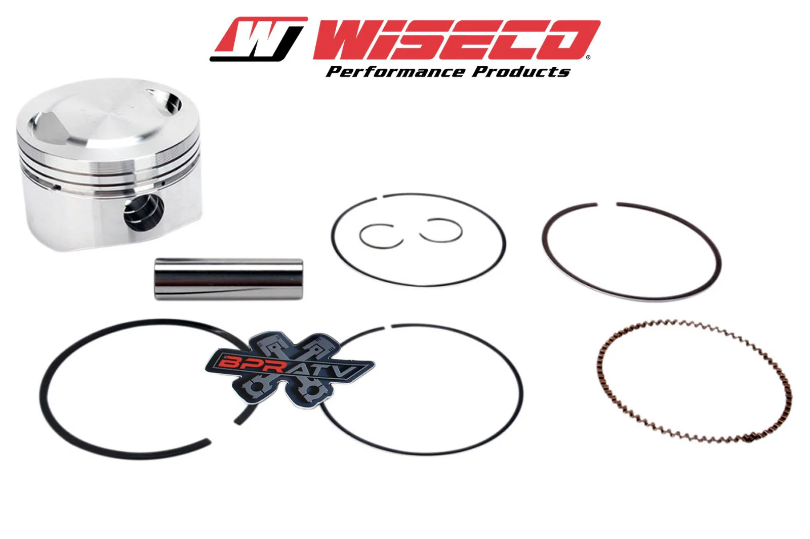 07+ Polaris Outlaw 90 Sportsman 90 Big Bore 49mm 10.5:1 Wiseco Forged Piston Kit - Image 5