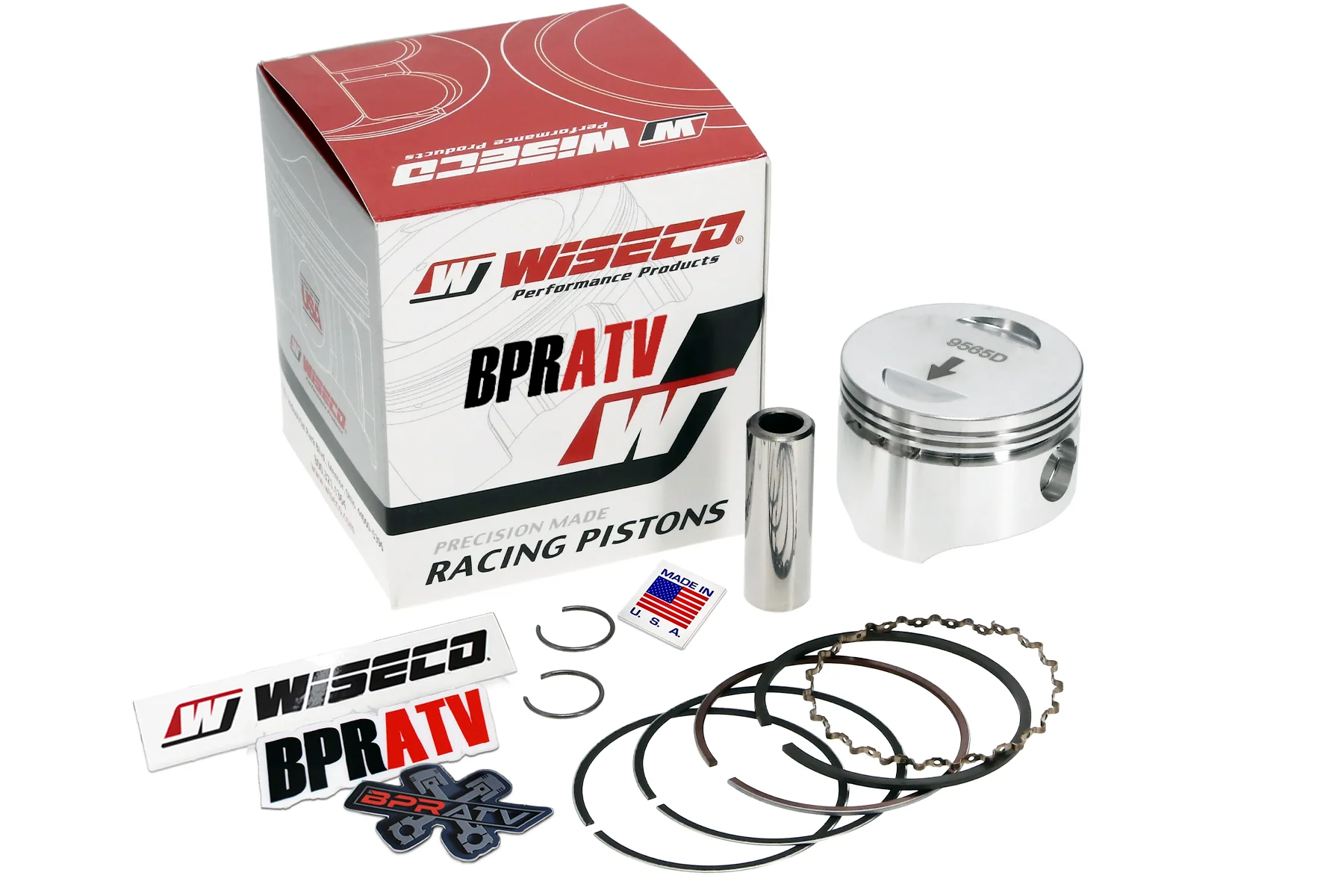 07+ Sportsman Outlaw 90 Big Bore 49m Cylinder Wiseco Piston Top End Rebuild Kit - Image 12