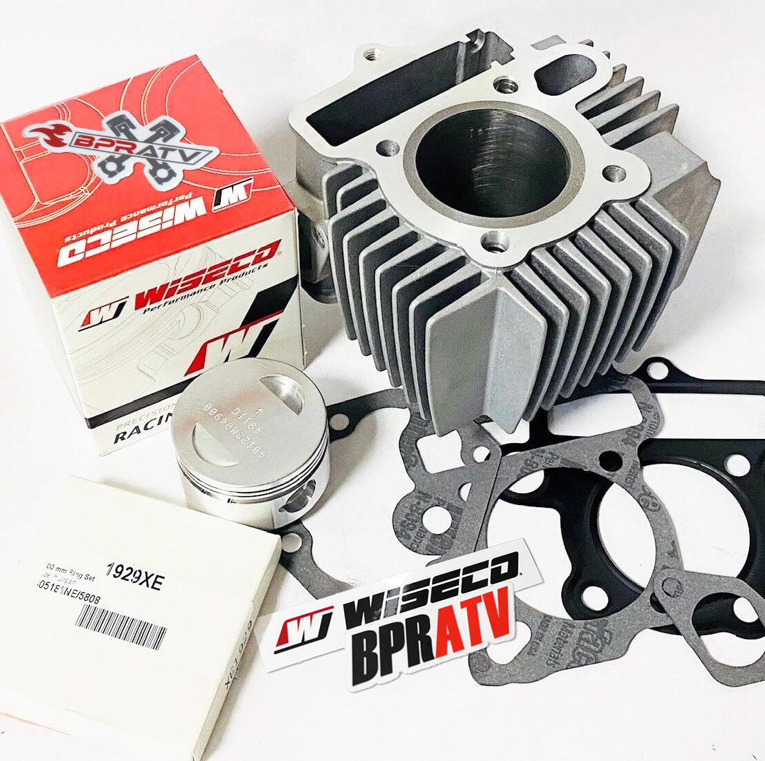 07+ Sportsman Outlaw 90 Big Bore 49m Cylinder Wiseco Piston Top End Rebuild Kit - Image 4