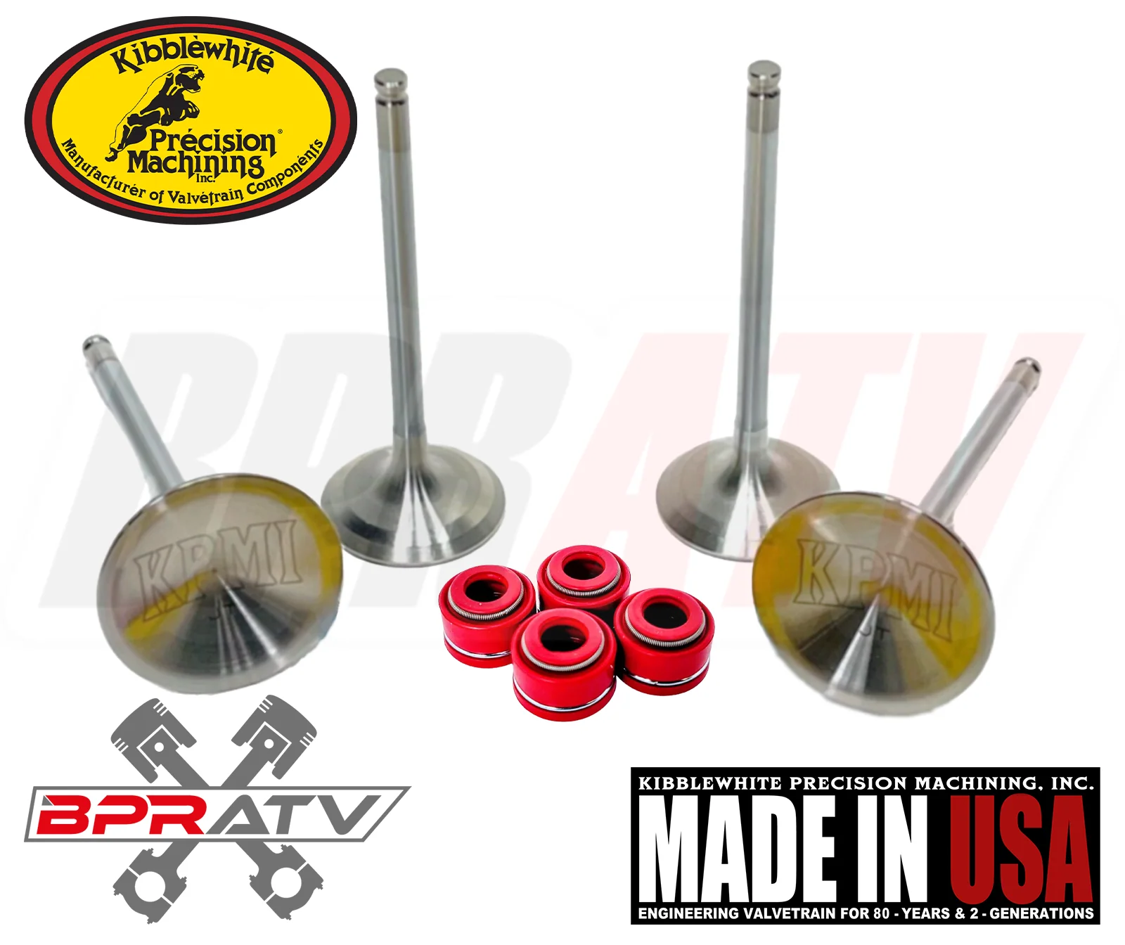 08-11 Yamaha YFZ450X YFZ 450X KIBBLEWHITE +1mm Intake + Exhaust Valves Seals Kit - Image 5