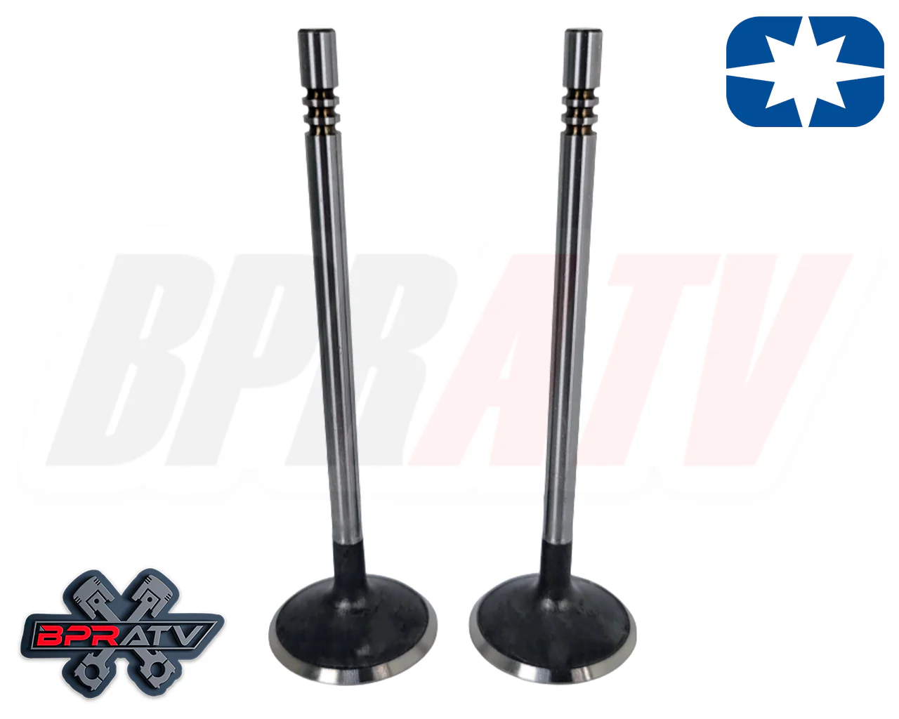 08-14 Polaris RZR 4 800 Exhaust Intake Valves Valve Repair Kit Viton Stem Seals - Image 2