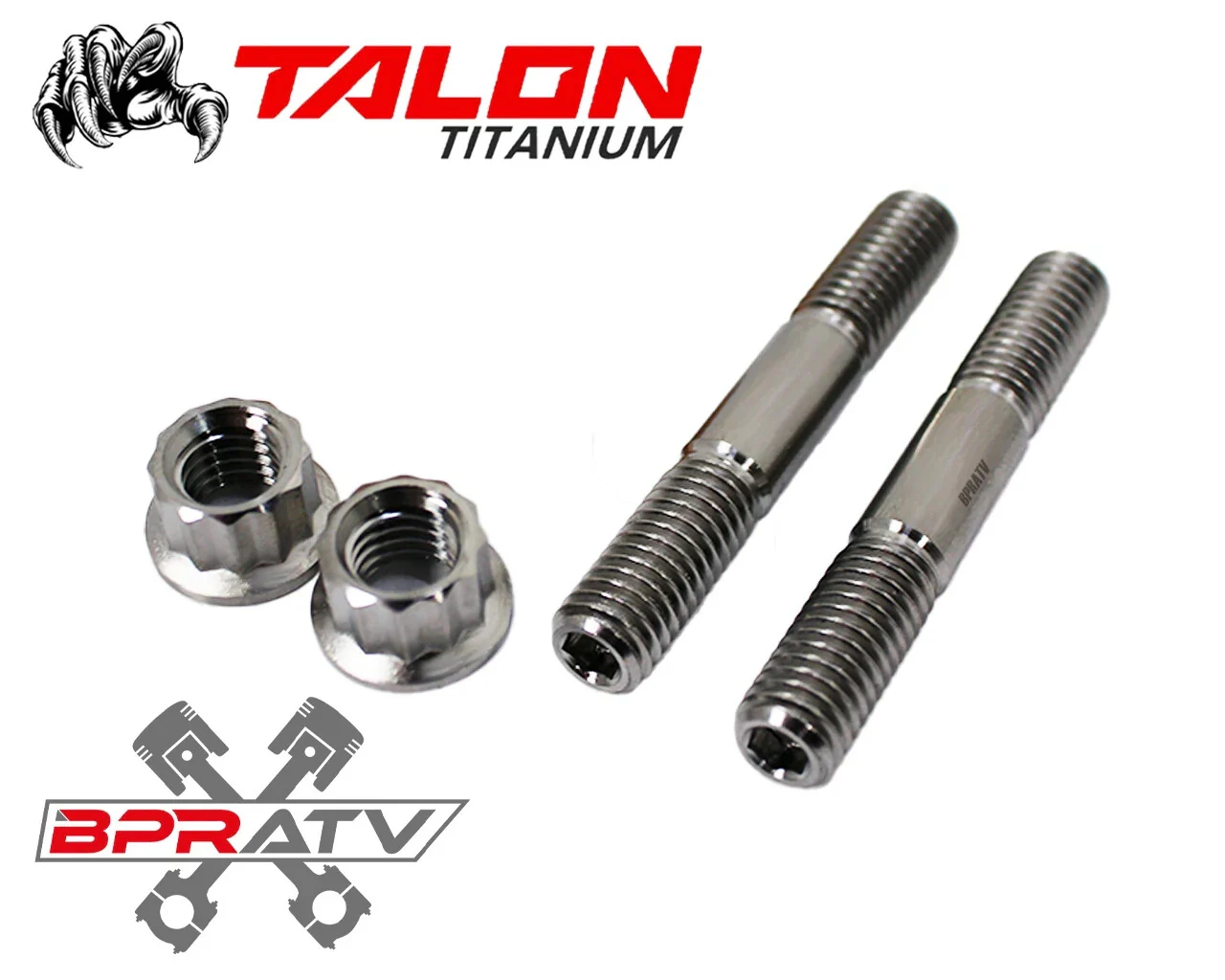 '08-14 Raptor 700 Ti Exhaust Studs Heavy Duty Titanium Head Pipe Stud Bolt Kit - Image 21