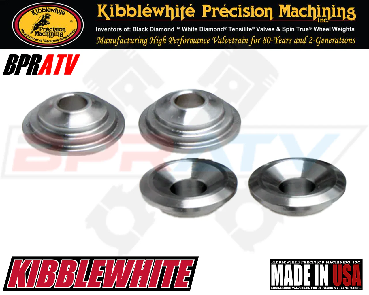 08-20 Kawasaki KLX450R KLX 450R Kibblewhite Race TITANIUM Valves Springs Kit USA - Image 5
