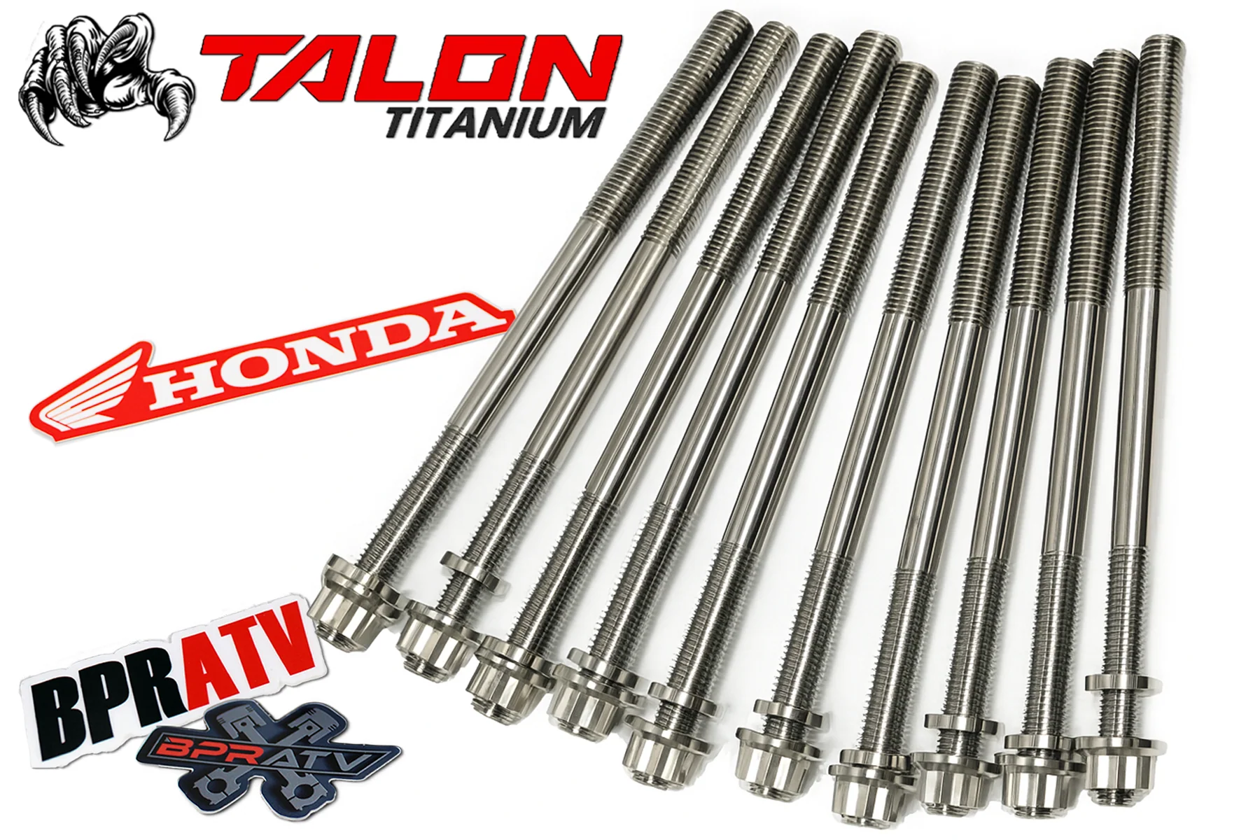 08-21 CBR1000R CBR 1000RR Ti Head Stud Kit Titanium Crankcase Cylinder Bolts Kit - Image 2