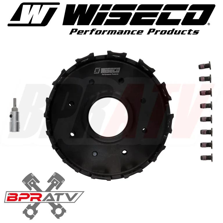 09 10 Yamaha YFZ450R YFZ 450R Wiseco Heavy Duty CNC Clutch Basket Fibers Springs - Image 8