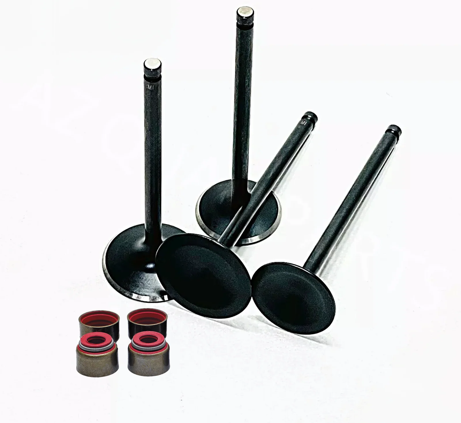 09-12 Honda CRF450R CRF 450R Kibblewhite Head Intake Exhaust Valves & Seals Set - Image 17