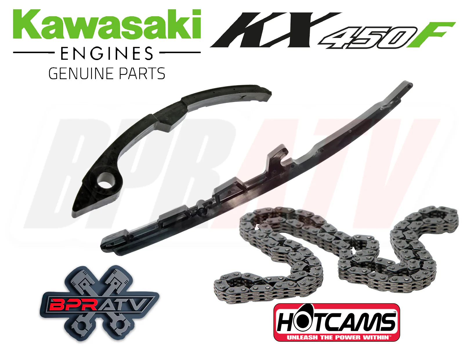 09-15 Kawasaki KX450F KX 450F OEM Chain Guide Tensioner Guide Hot Cams Cam Chain - Image 2