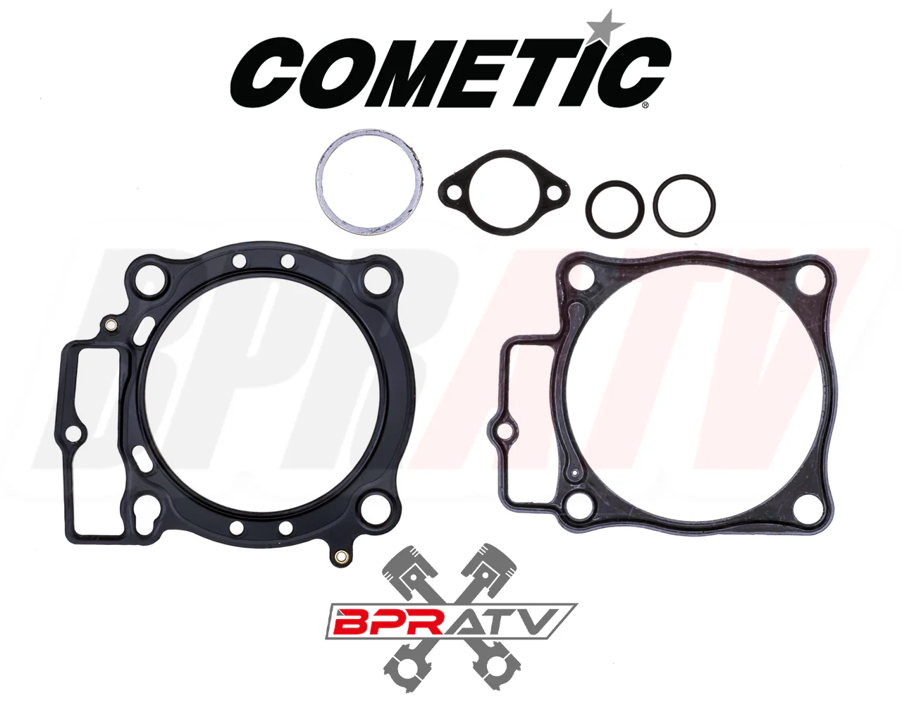 09-16 Honda CRF CRF450R 100mm Big Bore 12.5:1 JE Pump Gas Piston Top End Gasket - Image 3