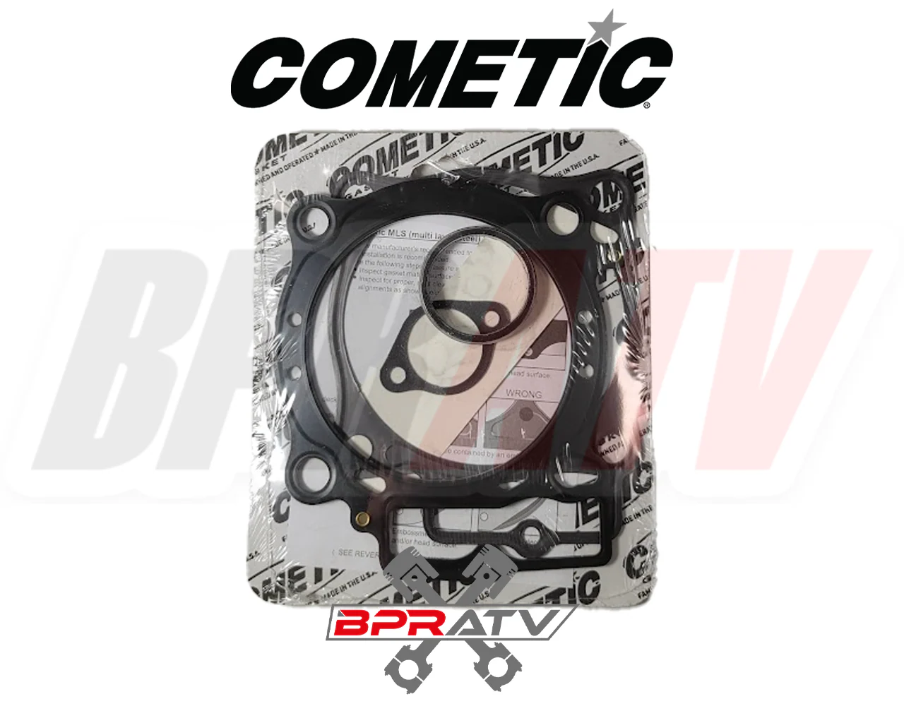 09-16 Honda CRF CRF450R 100mm Big Bore 12.5:1 JE Pump Gas Piston Top End Gasket - Image 7