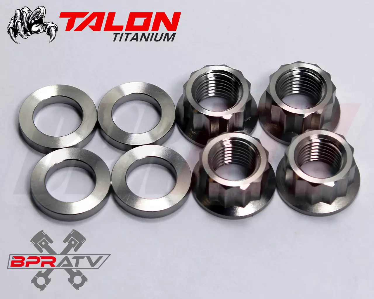 06-25 KX450F KX 450F Cylinder Head Studs TITANIUM 12 Point Nut Cylinder Bolt Kit - Image 8