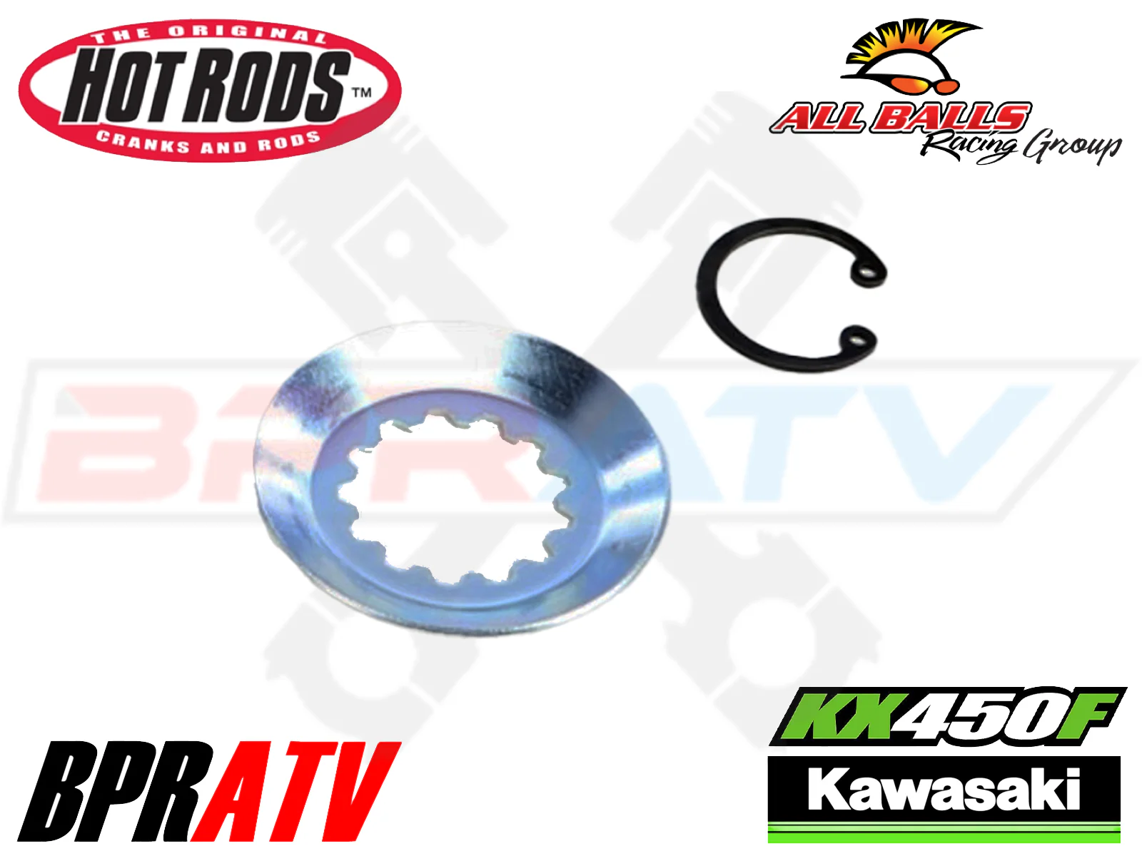 09-21 Kawasaki KX450F KX 450F KLX Hotrods Heavy Duty Transmission Bearings Kit - Image 13