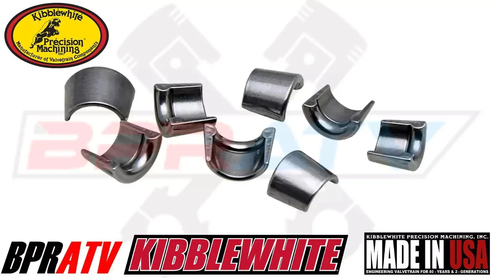 09-25 Yamaha YFZ450R YFZ 450R EFI Kibblewhite OEM Replacement Valve Keepers Kit - Image 5