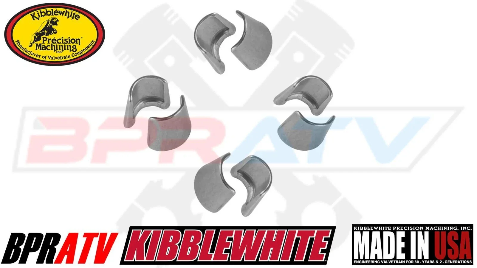 09-25 Yamaha YFZ450R YFZ 450R EFI Kibblewhite OEM Replacement Valve Keepers Kit - Image 8