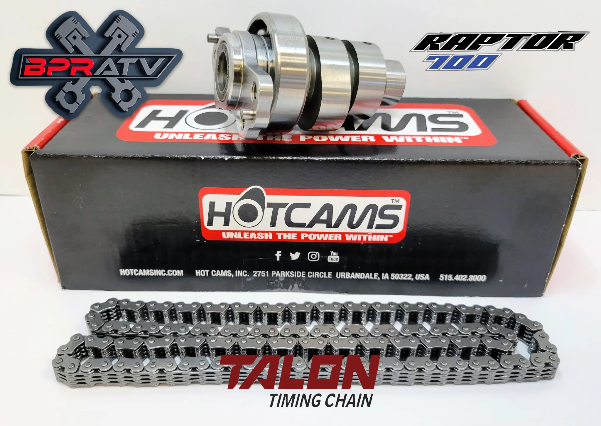 09+ Yamaha Raptor 700 YFM700R YFM 700R Hot Cams Stage 1 Hotcam Bearing Cam Chain - Image 3