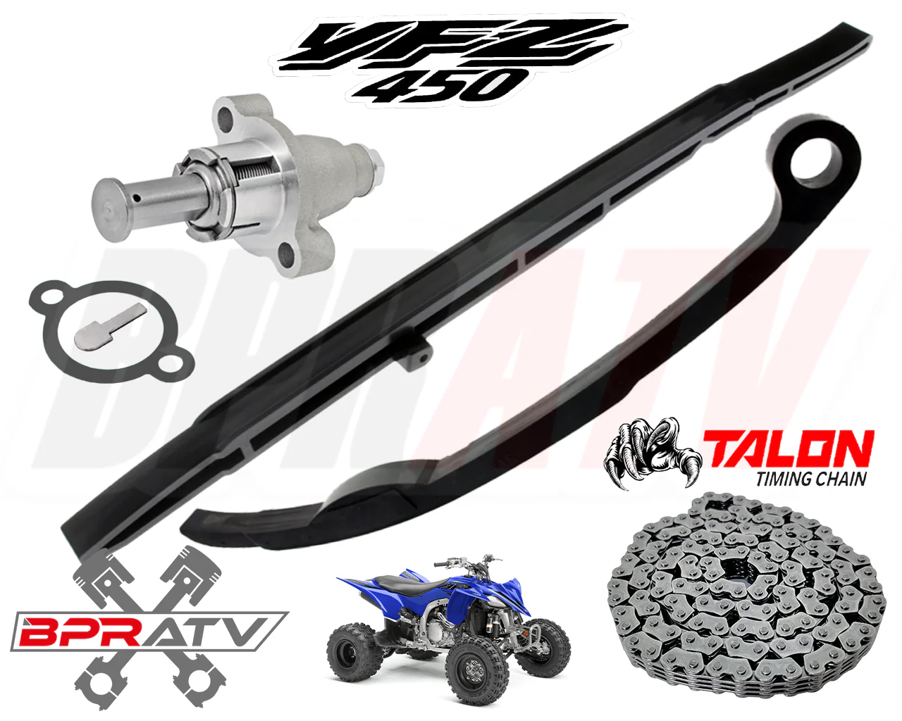 09+ YFZ450R YFZ 450R Timing Guide Guides Tensioner Chain Tensioner BPR Cam Chain - Image 11