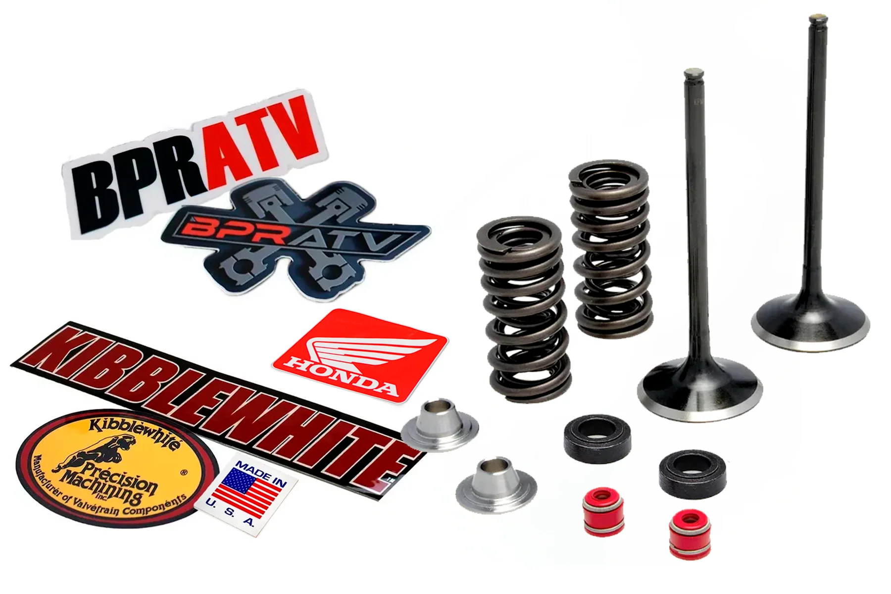 10-15 Honda CRF250R Kibblewhite Intake Valves Springs Seals Set OEM Upgrade NEW!