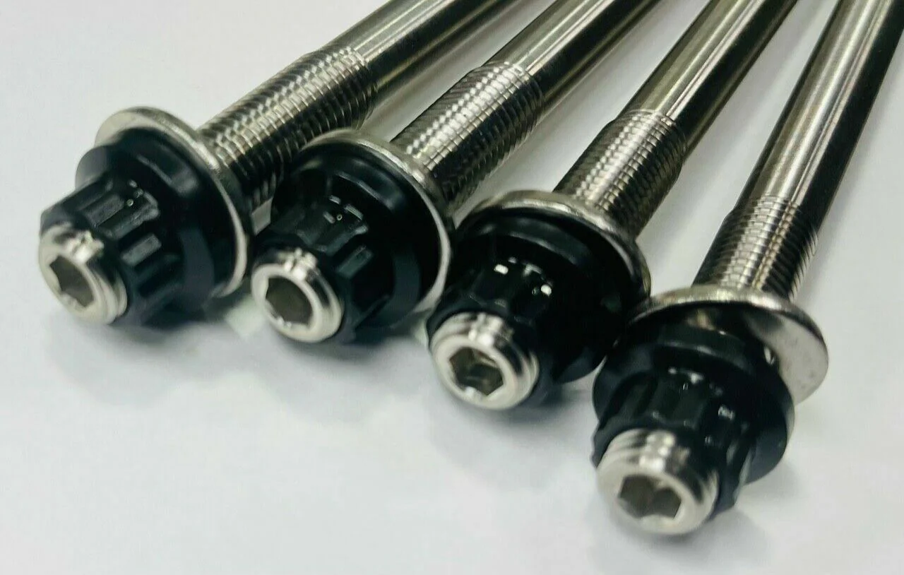 10-17 YZ 450F 450FX TITANIUM Head Studs Strongest Cylinder Stud Bolt Kit Set - Image 2