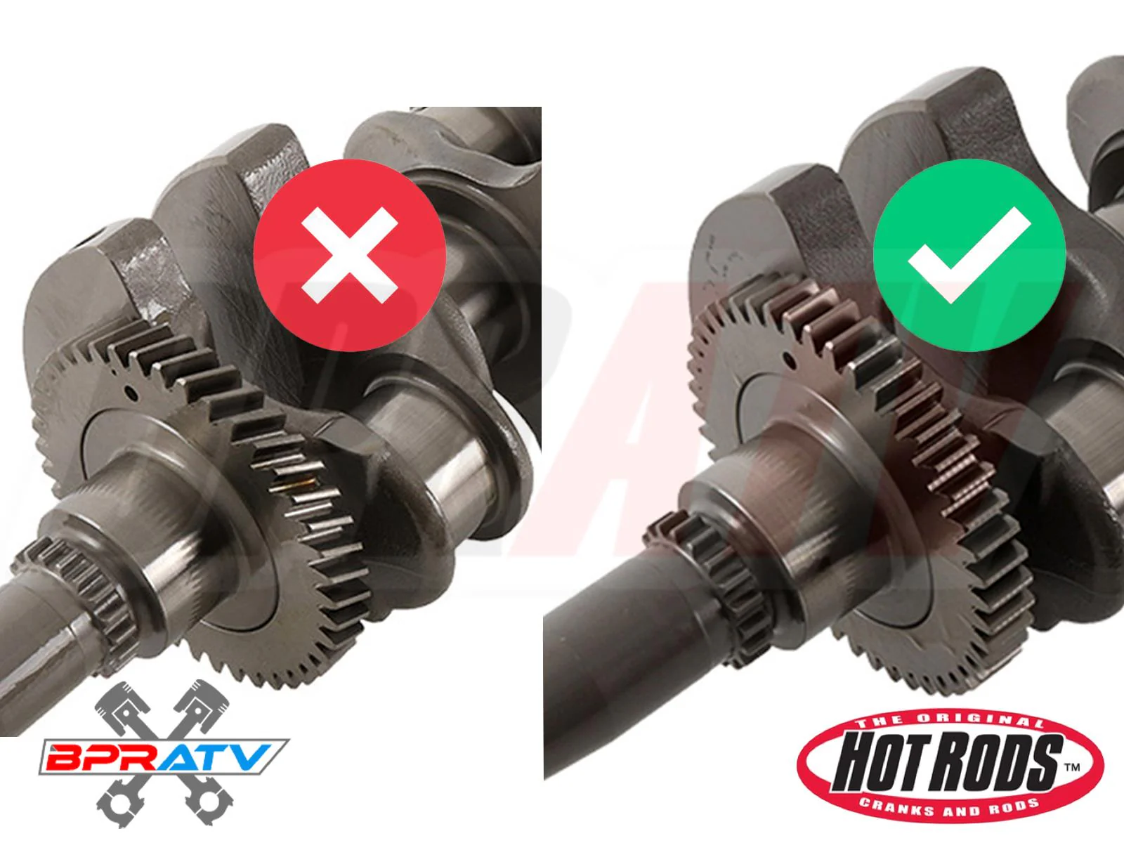 11 12 Polaris RZR XP900 XP 900 Hot Rods Heavy Duty Crank & Rods Crankshaft 4421 - Image 5