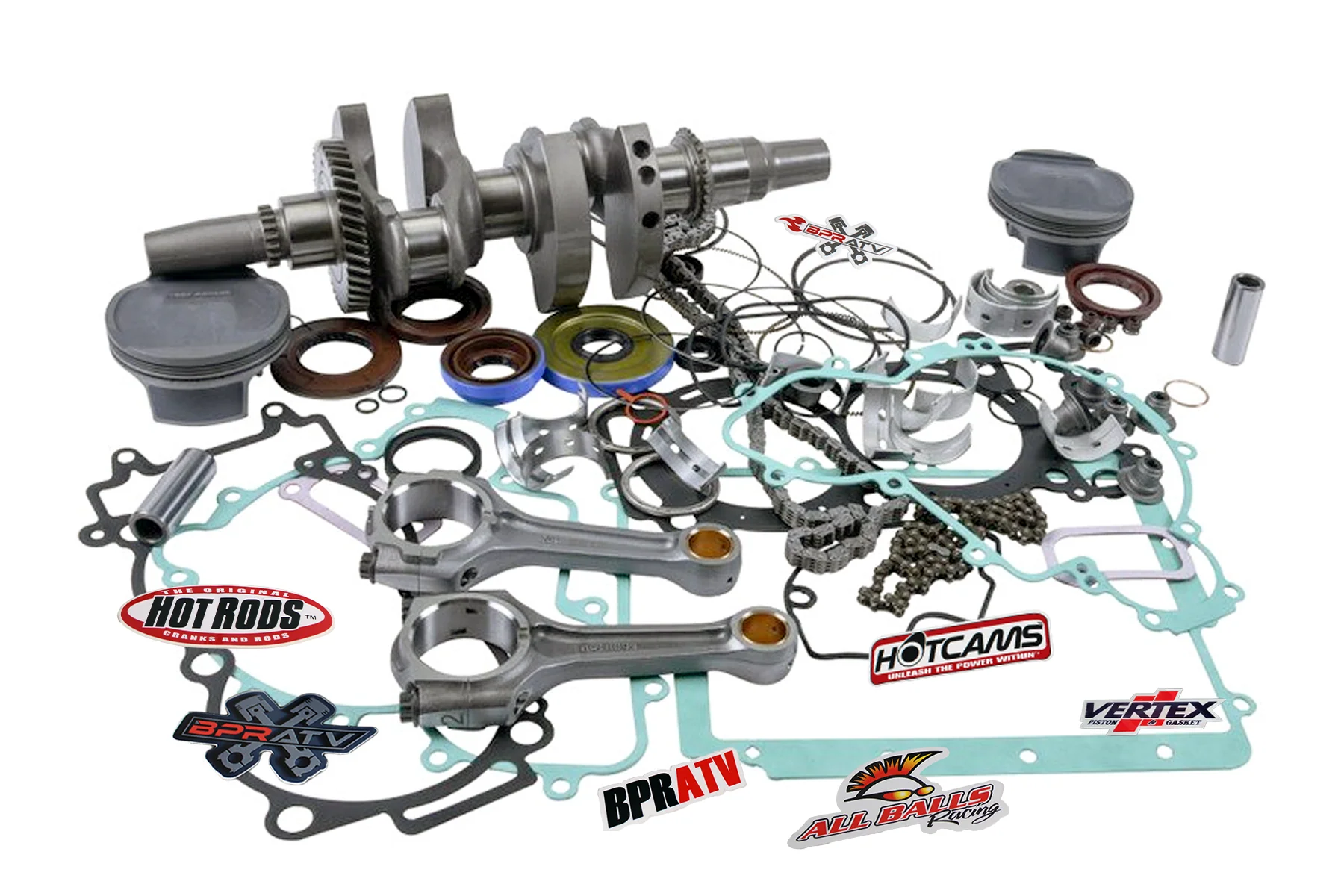 13-14 Polaris RZR XP 900 XP 4 Complete Engine Rebuild Kit Crank Cylinder Pistons - Image 4