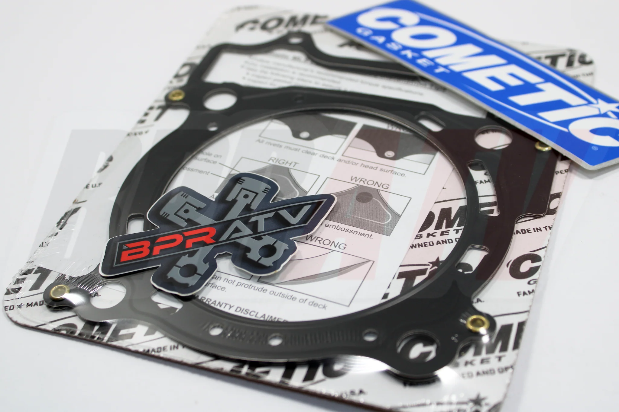11-14 Yamaha WR450F WR 450F 95 mm OEM Stock Bore COMETIC Top End MLS HEAD Gasket - Image 5