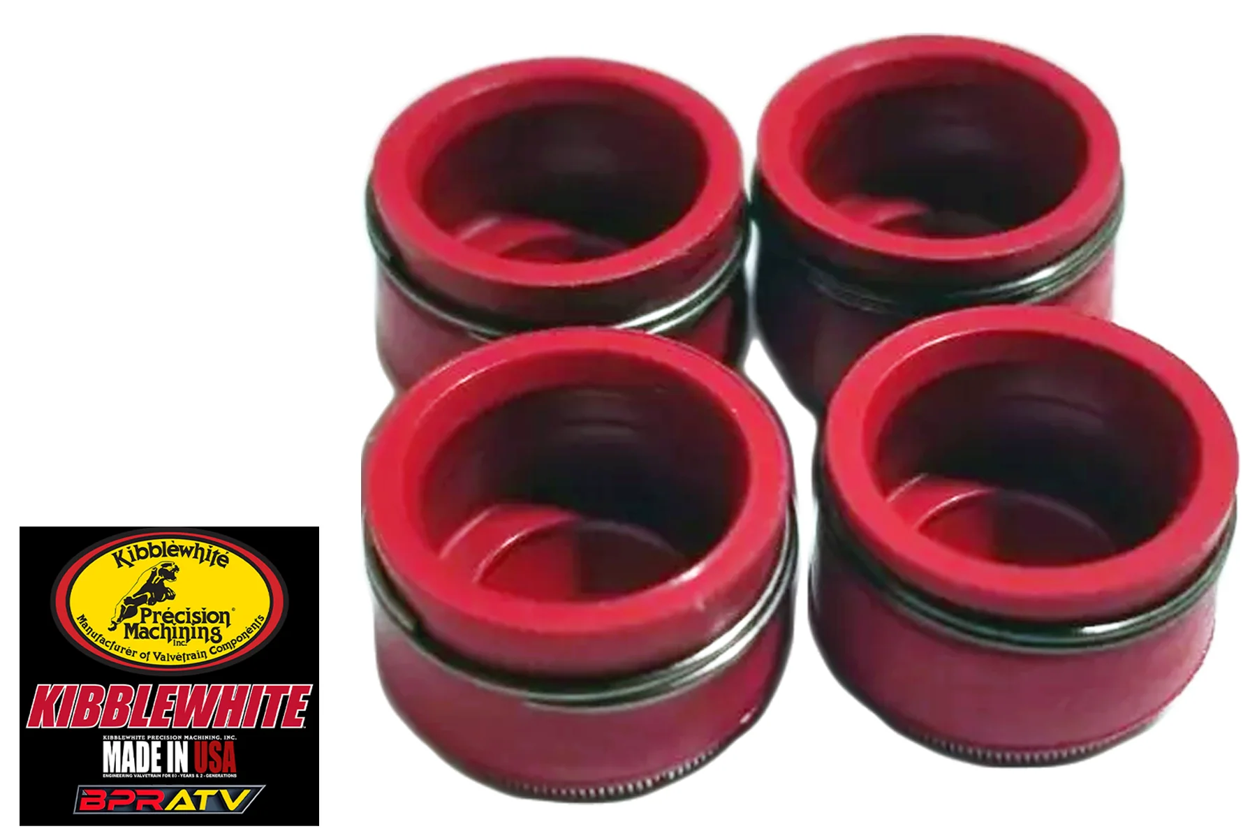 12-20 Yamaha WR250R WR 250R Kibblewhite Red Viton Valve Stem Seals Seal Four (4) - Image 10