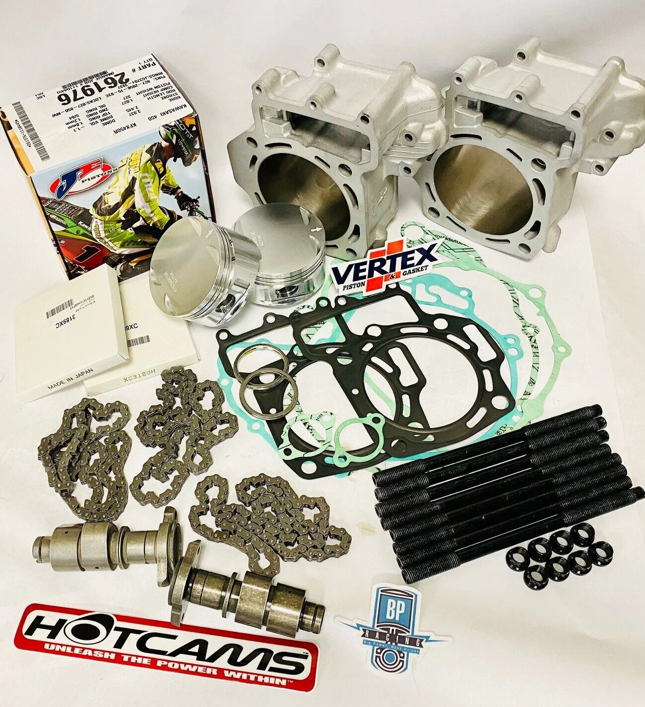 12+ Brute Force Teryx 750 Stock Bore Cylinders Mudbuster Hotcams Cams Top End