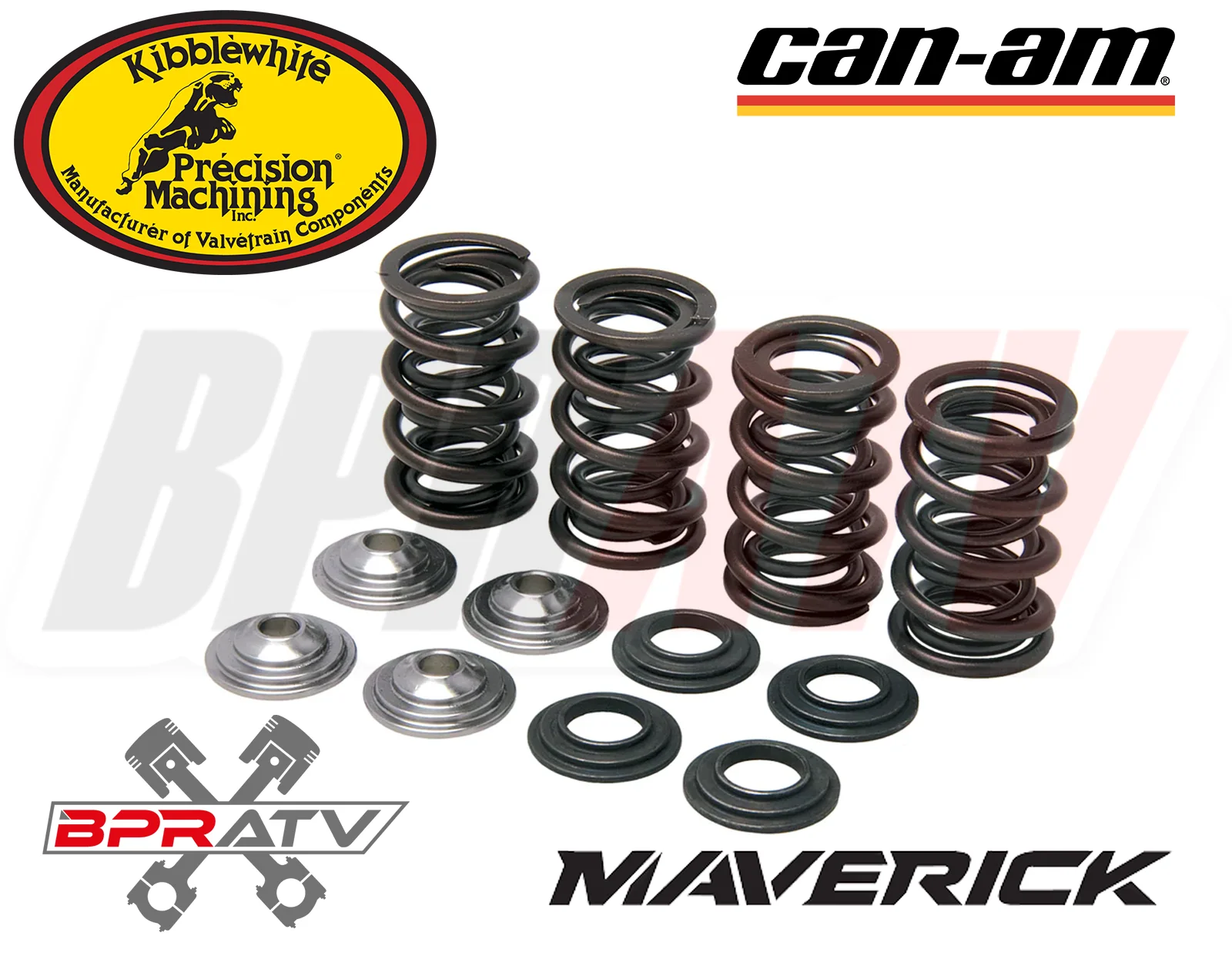 13-20 Can Am Maverick 1000 Kibblewhite Race Titanium Valves Springs Spring Kit - Image 3