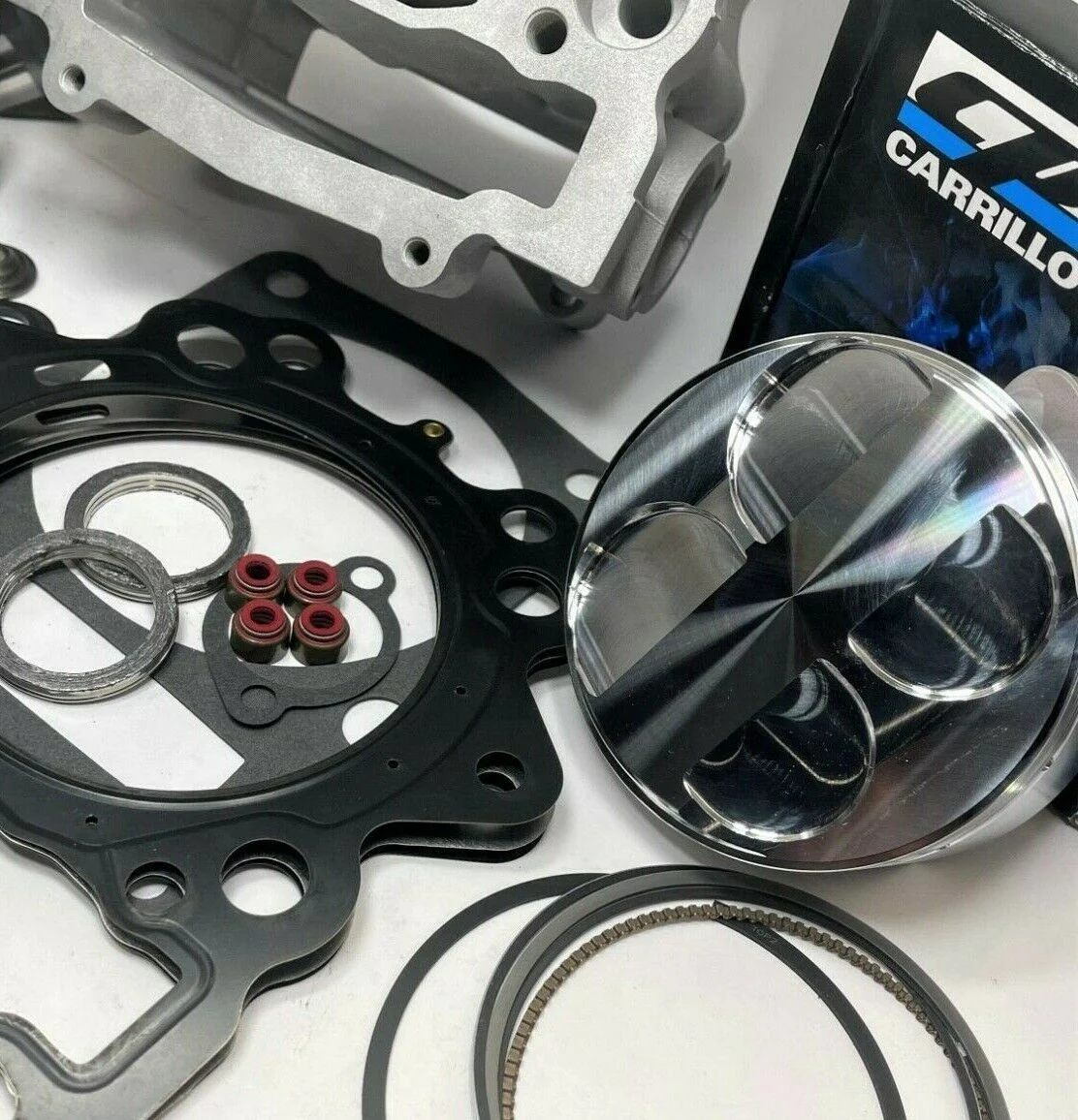 Raptor 700 Crankcases Cases Rebuild Kit Complete Top Bottom End Motor Engine Kit - Image 9
