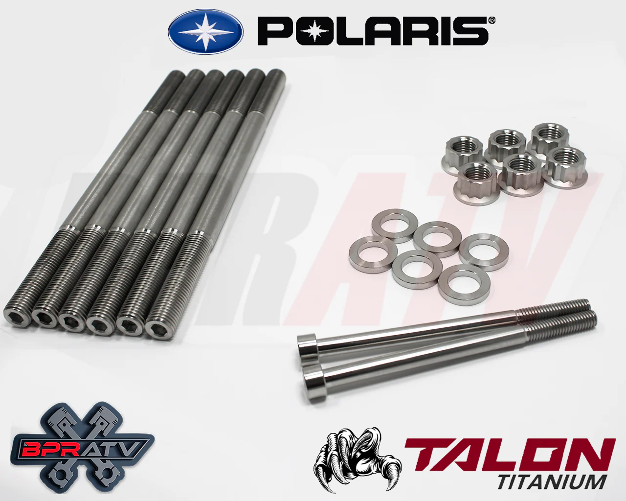 14-15 Polaris Ranger 570 COMPLETE BPR Titanium Cylinder Head Bolts Kit Stud Kit