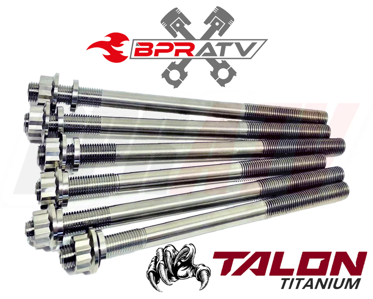 14-15 Polaris Ranger 570 COMPLETE BPR Titanium Cylinder Head Bolts Kit Stud Kit - Image 7