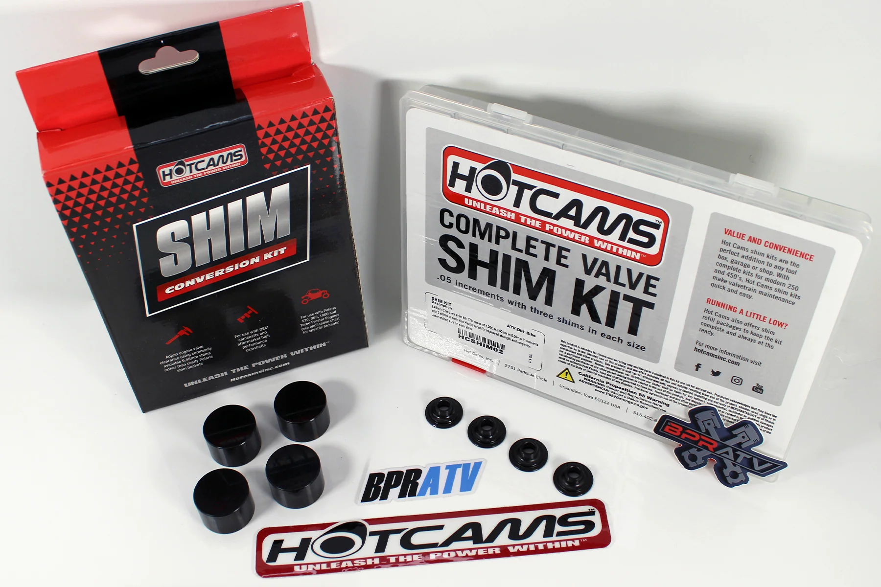 14-20 Polaris RZR 570 Hot Cams Valve Shim Conversion Kit w/ Hotcams Shim Kit DLC - Image 3