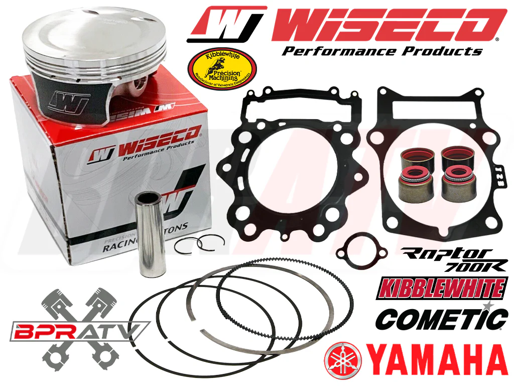 14+ Yamaha Viking 700 102mm Stock Bore Wiseco 10:1 Piston Cometic Gasket KP Seal - Image 3