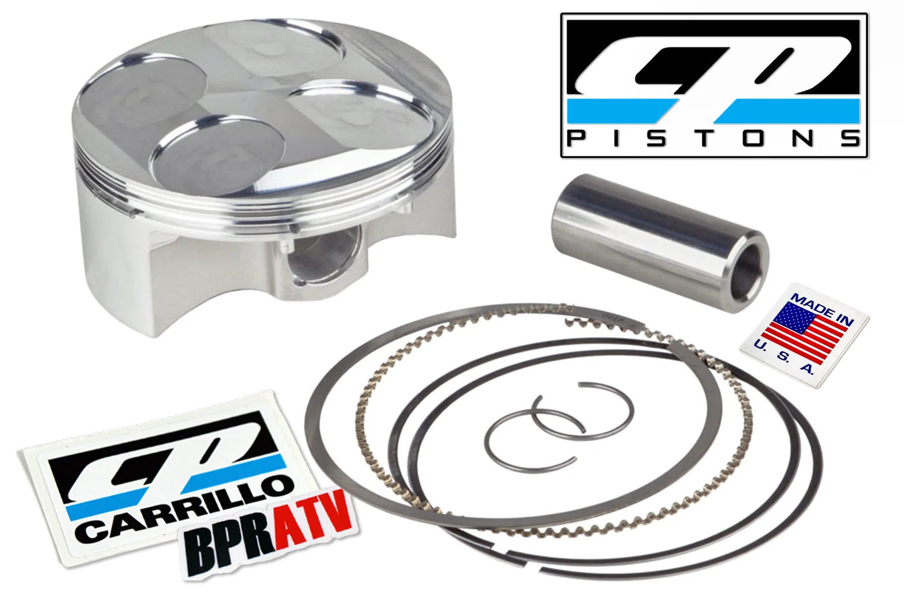 15-25 Yamaha Raptor 700 YFM700R 102mm 12:1 Stock Standard OEM Bore CP Piston Kit - Image 10