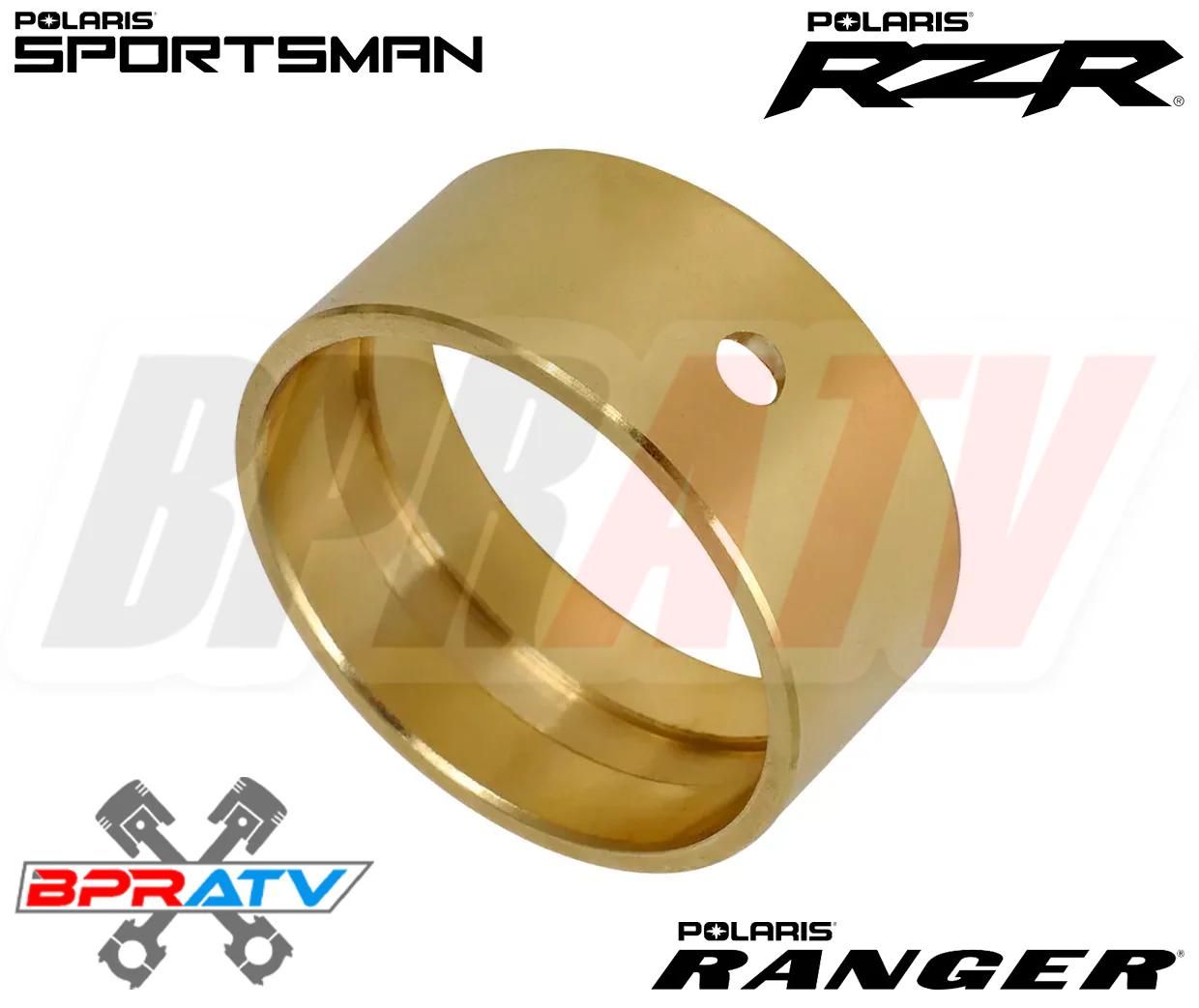 16 17 Polaris Sportsman 450 HO BPRATV Crankcase Main Bearing Bushing Spacer Kit - Image 15
