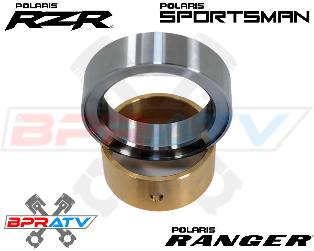 16 17 Polaris Sportsman 450 HO BPRATV Crankcase Main Bearing Bushing Spacer Kit - Image 4