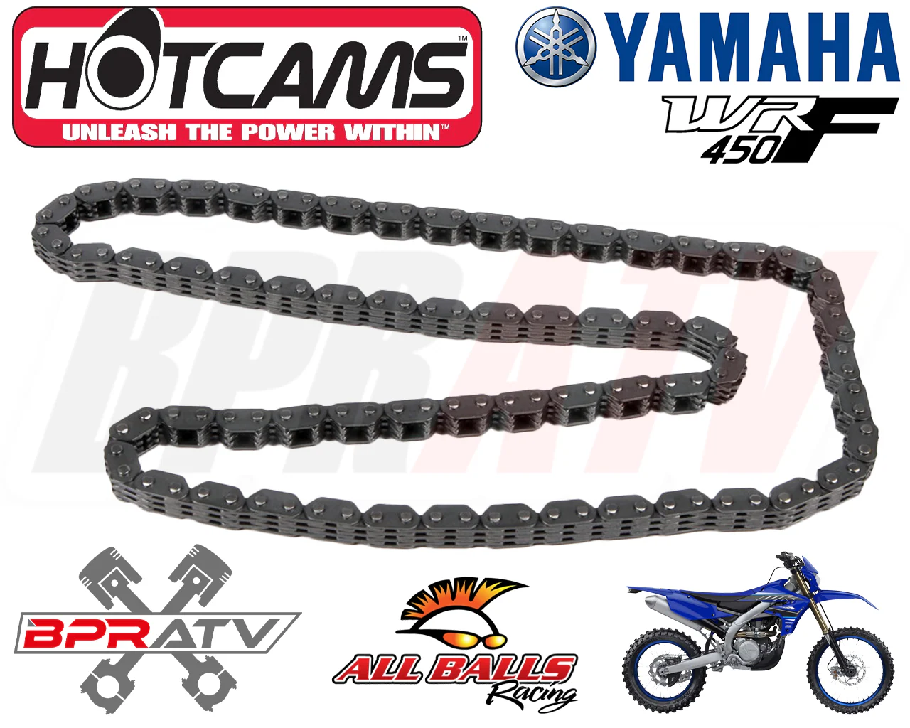 16-18 Yamaha WR450F WR 450F 450FX Hotcams Hot Cams Heavy Duty Cam Timing Chain