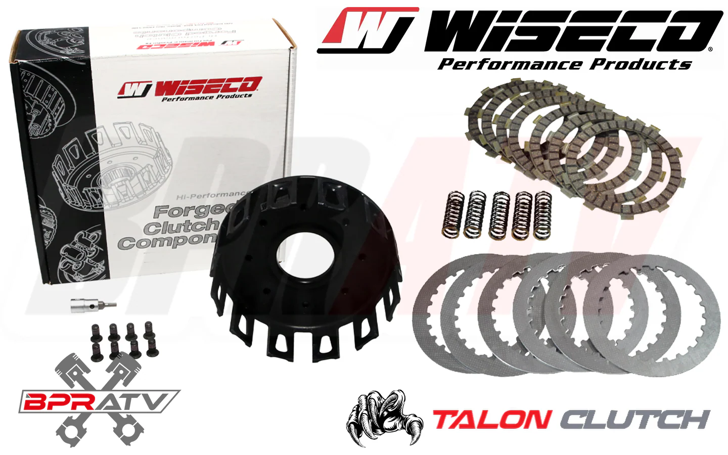 16-19 Yamaha YZ250X YZ 250X WISECO Heavy Duty Forged Clutch Basket & Clutch Kit - Image 2