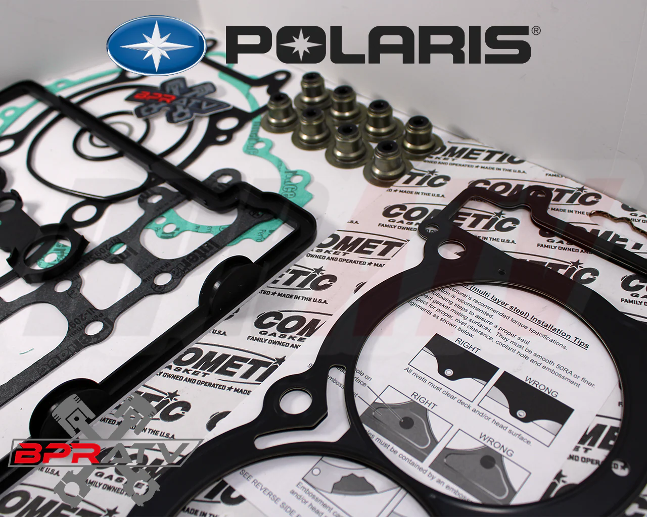 16-20 Polaris RZR XP 1000 XP 4 OEM Bore Complete Gasket Kit COMETIC Head Gasket - Image 7