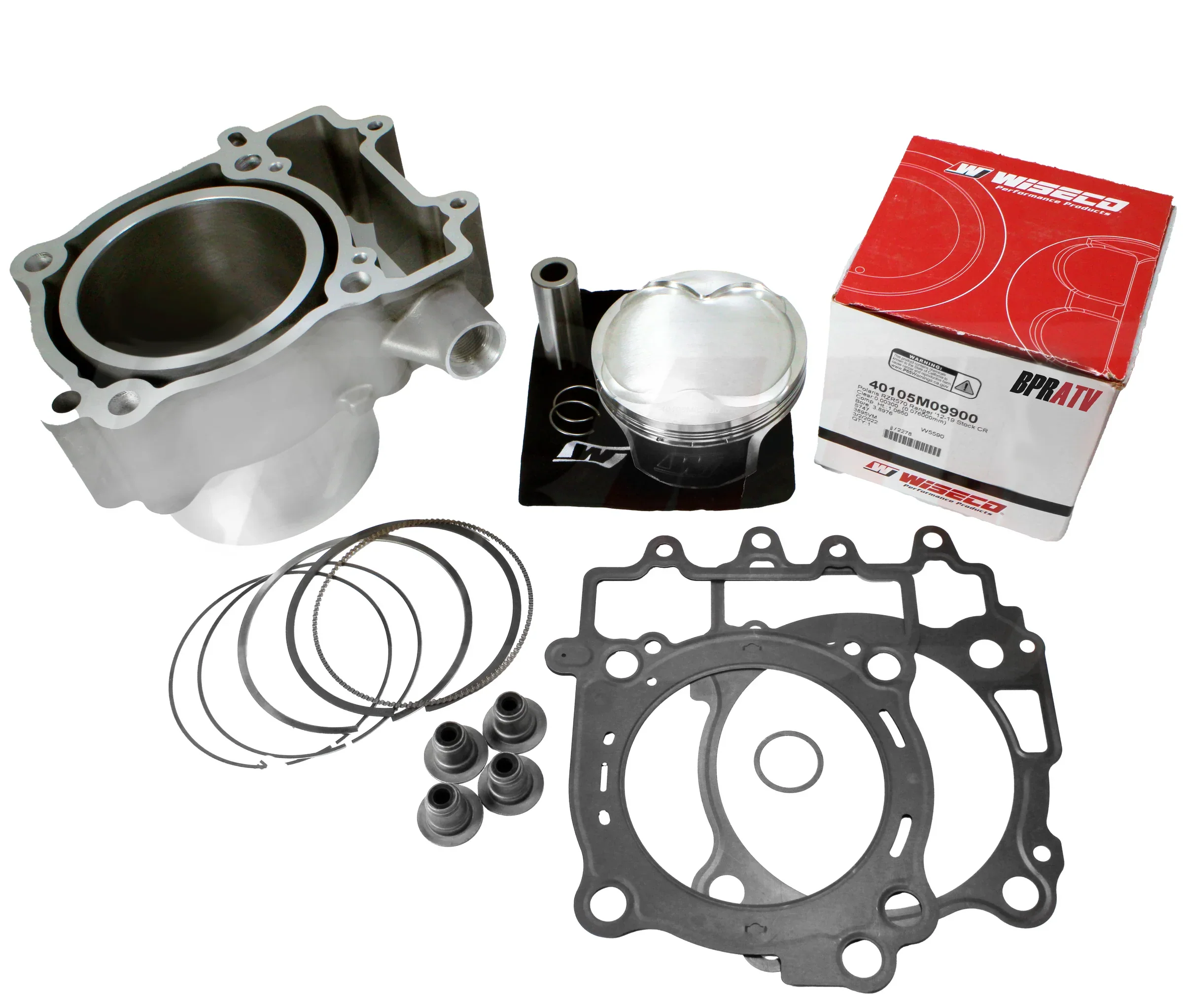 16-22 Polaris Ranger 570 Crew Wiseco Piston Cylinder Gasket Top End Rebuild Kit - Image 7