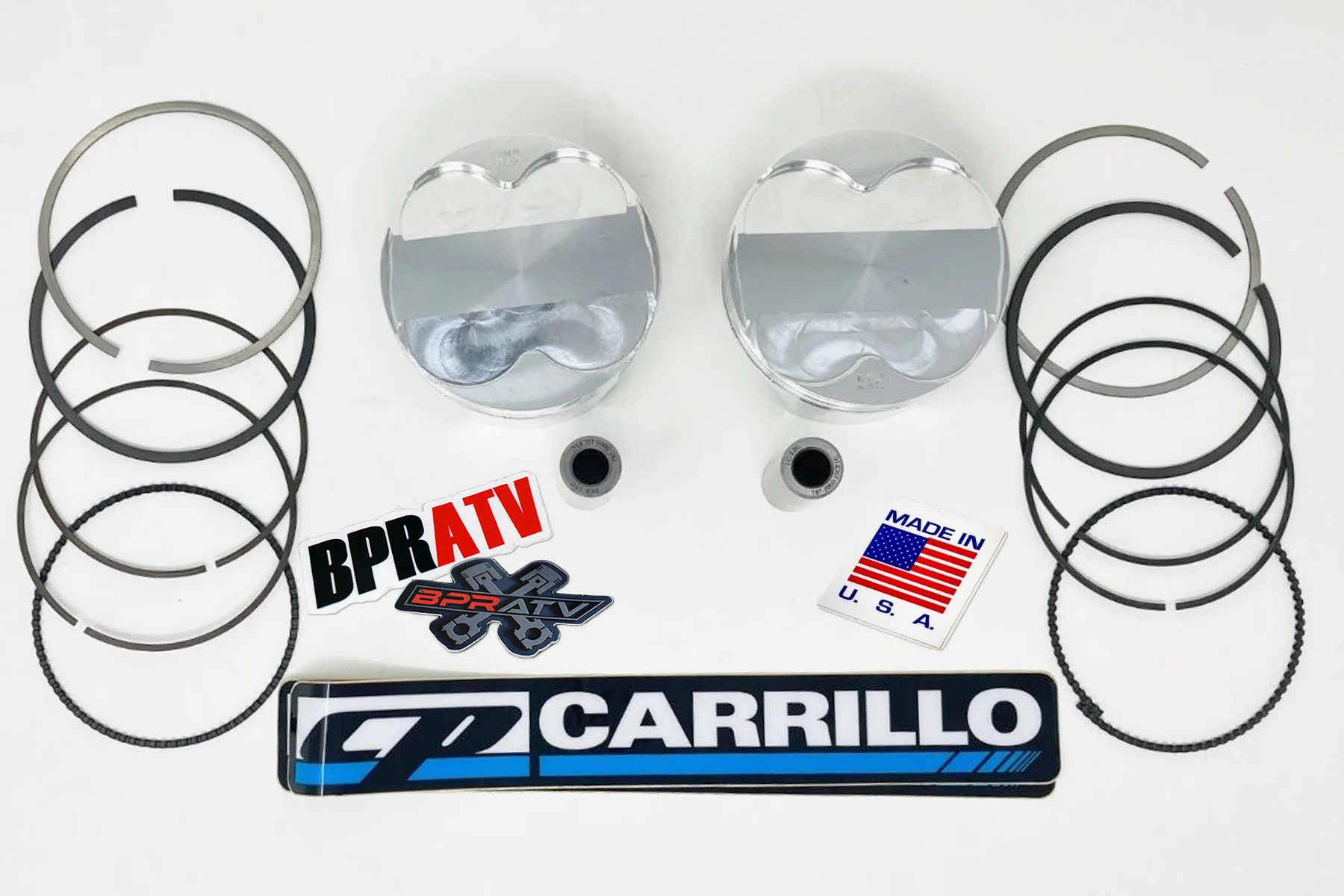 16-24 Polaris RZR XP Turbo S 4 93mm 10:1 Stock Bore Cylinder CP Carrillo Pistons - Image 7