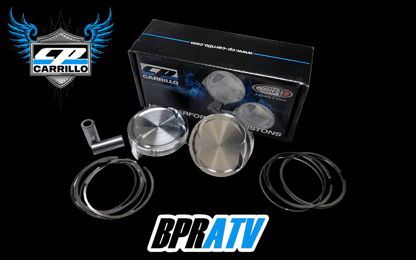 16-24 Polaris RZR XP Turbo S 93mm 9.5:1 Stock Bore Cylinder CP Carrillo Pistons - Image 6