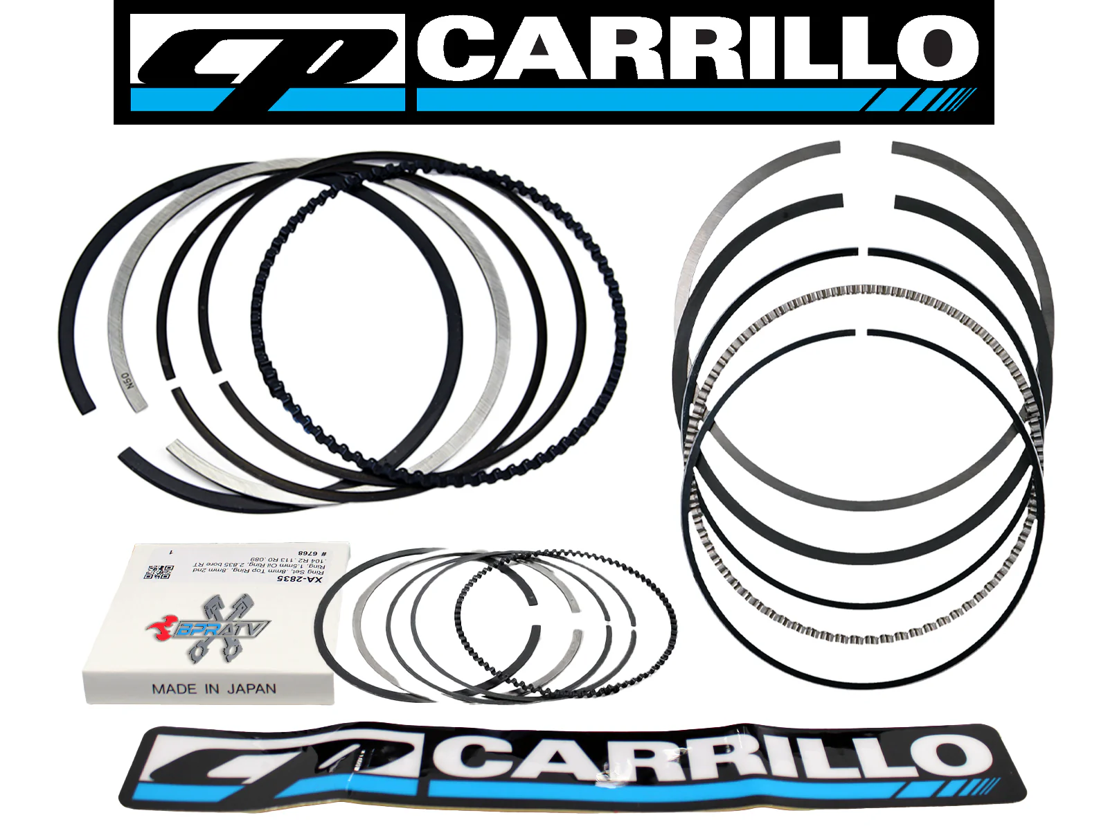 16-24 Polaris RZR XP Turbo S 93mm 9.5:1 Stock Bore Cylinder CP Carrillo Pistons - Image 9