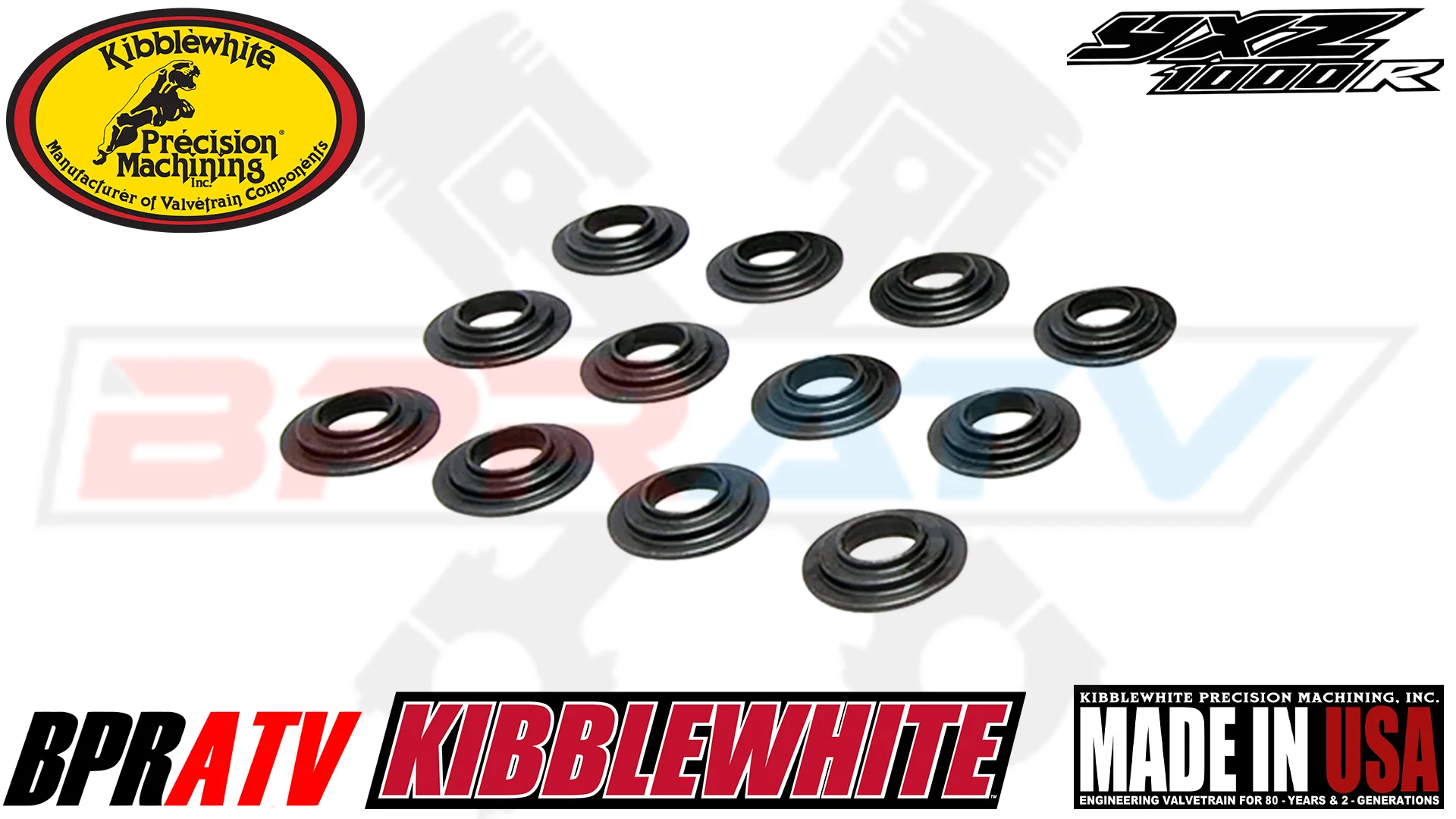 16-24 YXZ1000R YXZ 1000R Kibblewhite TITANIUM Valve Springs Kit KEEPERS + SEALS - Image 13